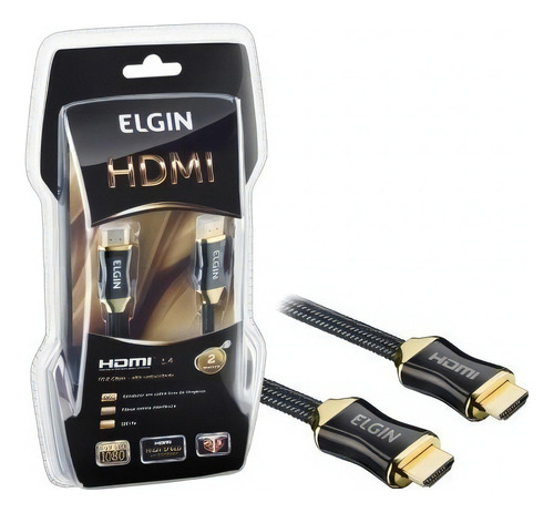 Cabo Hdmi Premium 2 Metros 4k Elgin