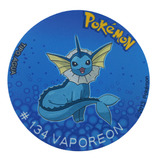 Mousepad De Tazo Pokemon Modelo #134 Vaporeon