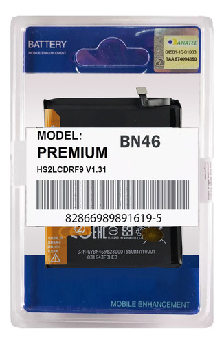 Kit Flex Batria Para Xiaomi Redmi 7/ Note 6/ Note 8 Nova +