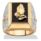 Anillo Talla 12 Para Hombre Praying Hands Palmbeach Jewelry