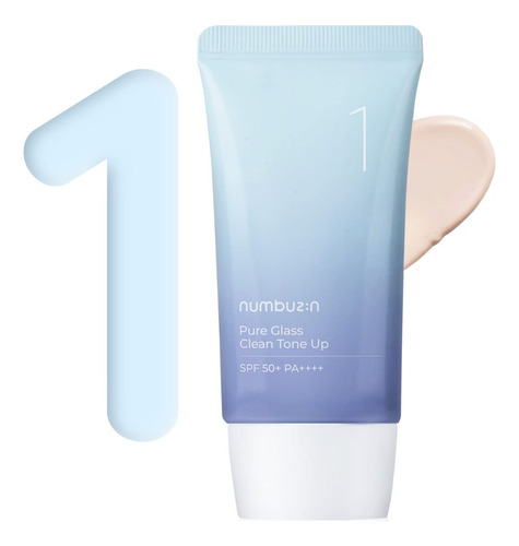 Numbuzin 1 Pure Glass Clean Tone Up Spf 50+ Pa++++