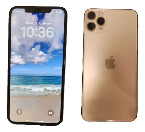 iPhone 11 Pro Max 64 Gb Oro Impecable Estado