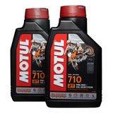 Aceite 2t Motul 710 100% Sintetico X2 Unidades