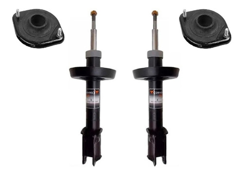 Kit X2 Amortiguadores Corsa Corven Plus Delanteros Con Cazol