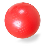 Balón De Ejercicios Con Bombín 75cm Rojo-electromedicina Color Rojo