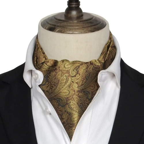 Corbata Formal De Novia Ascot Para Hombre, Estilo Vintage