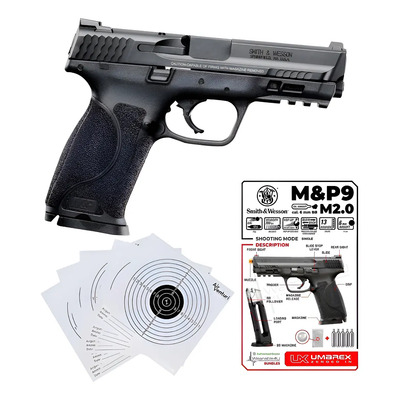 Smith Wesson Mp9 Co2 Blowback Bb .177 18rd Xtreme P Negro 177 Mm | Meses sin interés
