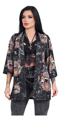 Camisa Kimono Insane Rock Code 