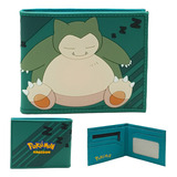 Cartera Snorlax Pikachu Pokemon Pokebola Tarjetero Regalo