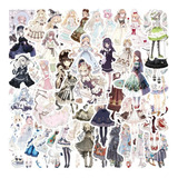 Stickers Lolita / Gotica Anime Set 50 Unidades