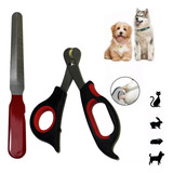 Kit De Corta Uñas + Lima Para Perro, Gato O Cualquie Mascota