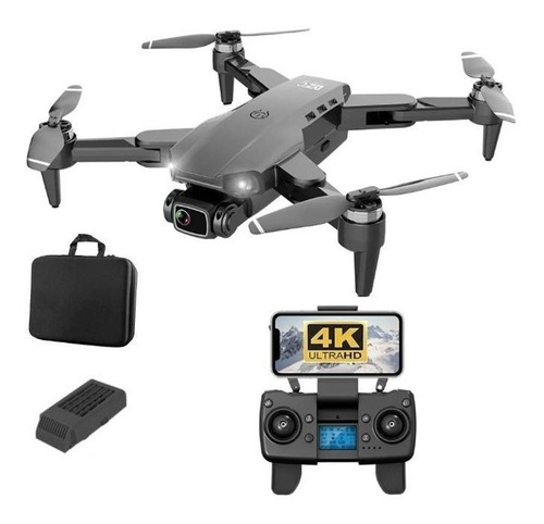 Drone Com Gps L900 Pro Preto E Retorno Automatico + Bolsa