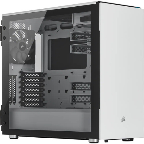 Gabinete Gamer Corsair Carbide 678c Tg Atx White +3 Fan140mm Color Blanco