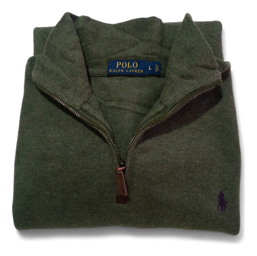 Sueter Polo Ralph Lauren Color Verde Seco Talla L