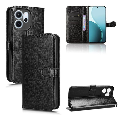 Funda De Piel Tipo Cartera Para Oppo Reno15 F Funda De Teléfono Con Soporte Magnético Oppo Reno14f 5g, Cubierta Trasera Protectora A Prueba De Golpes