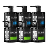 Combo Creme Pré E Pós Barba Big Barber 350g Caixa 6 Unidades