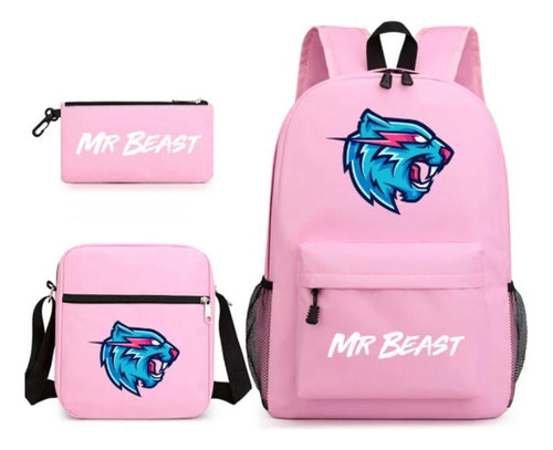 Set De Mochila Y Mochila De Tres Piezas Mr. Beast 1pc