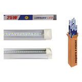 Lampara Led De Tubo De 25w Regleta 120cm Megaluz 8 Piezas