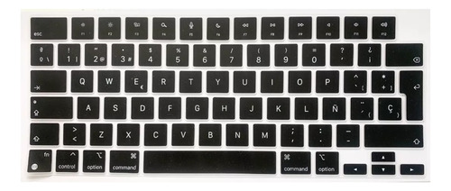 Protector Teclado En Español Para Macbook Air M2 13.6 A2681