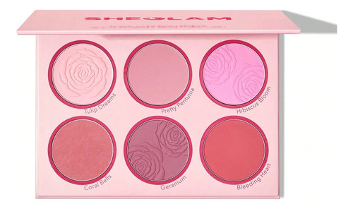 Paleta De Rubores - Sheglam - Floral Flush Blush Palette