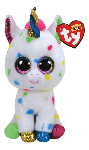 Ty Beanie Boos 23 Cm Peluche Animales Surtidos Educando Color Harmonie - Unicornio