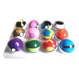 12 Piezas De Juguete Para Niños Pokémon Pokeball