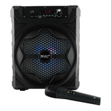 Bocina Bafle Bluetooth Inalambica Select Sound Block Bt1400 Color Negro