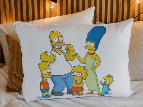 Fronha Infantil Capa De Travesseiro Simpsons