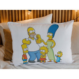 Fronha Infantil Capa De Travesseiro Simpsons
