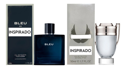 Kit 2 Perfume Contratip Bleu De E Invitus Importado