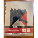 4k Bluray Steelbook Godzilla + Kong - Monsterverse 4 Filmes