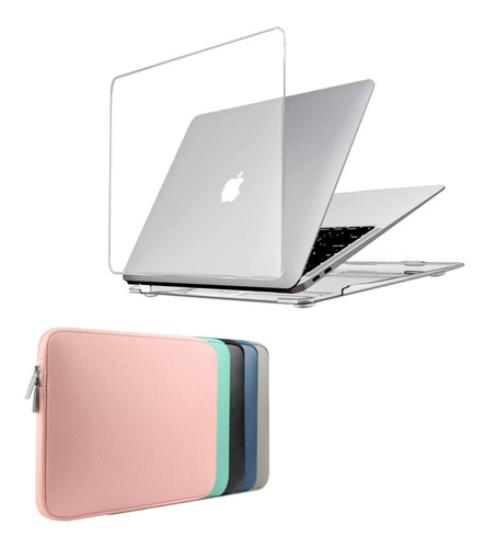 Kit Capa Case Macbook Air,pro,retina 11 13 15 + Bag Neoprene