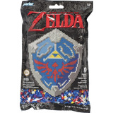 Zelda Com 3.500 Miçangas E Kit De Moldes Escudo Hylian.