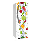 Vinil Decorativo Para Refrigerador Mediano 65 X 165 Cm