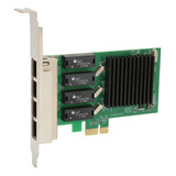 Tarjeta De Red Pcie Nic 4 Puertos Rj45 Pci Express Ethernet