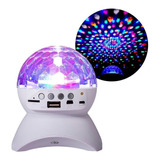 Proyector Parlante Luces Colores Usb Bluetooth Aux Tf Fiesta