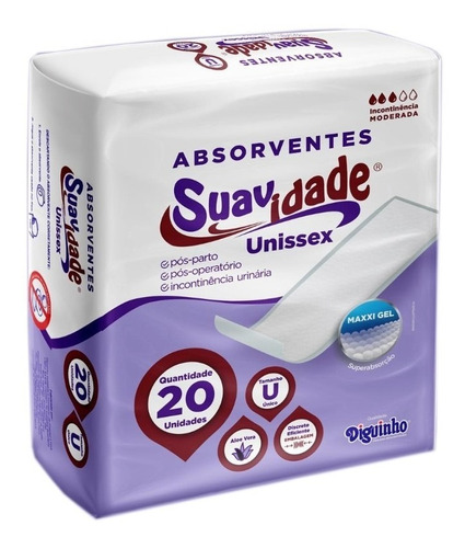 Absorvente Geriátrico Suavidade C/20