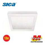 Plafon Panel Led Cuadrado 18w Calido Sica Electro Medina