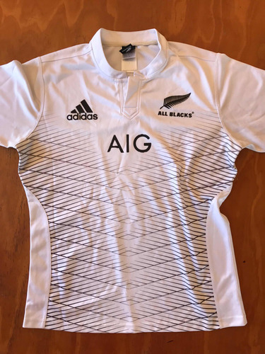 Camiseta Rugby All Blacks T L Blanca