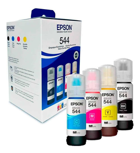 Tinta Epson T 544 Original  Pack Economico  Por 4 