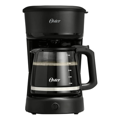 Cafetera Oster, 12 Tazas, Con Filtro, Negro, Bvstdcs121b Color Negro | Envío gratis