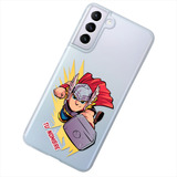 Funda Para Galaxy Thor Marvel Personalizada Con Tu Nombre