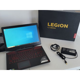Laptop Lenovo Legion Y720 Gamer Rtx I7 Con Caja Y Accesorios