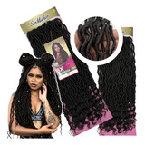 Cabelo Duda Goddess Faux Locs Fibra Orgânico Ser Mulher 65cm