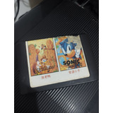 Cartucho 2 Em 1 Para Mega Drive Sonic E Quackshoot Leia