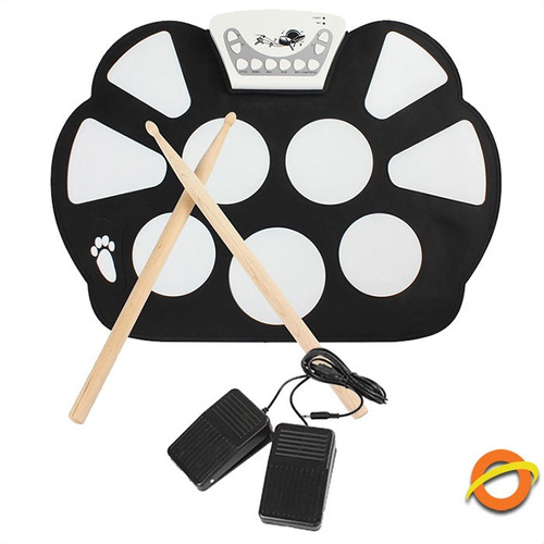 Bateria Electronica Pads Flexible Redoblante Percusion 