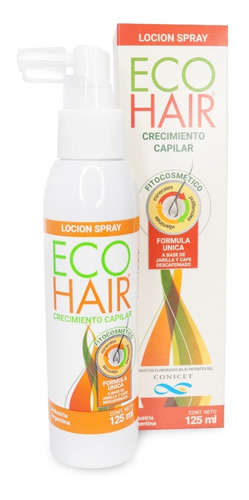 Loción Spray Crecimiento Capilar Anticaída Eco Hair Cabello