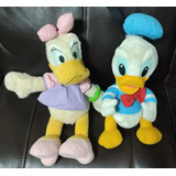 Peluches Disney Pareja De Pato Donald Y Pata Daisy