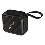 Parlante Portatil Bluetooth 5.0 Wesdar K69 Outdoor 5w Color Negro