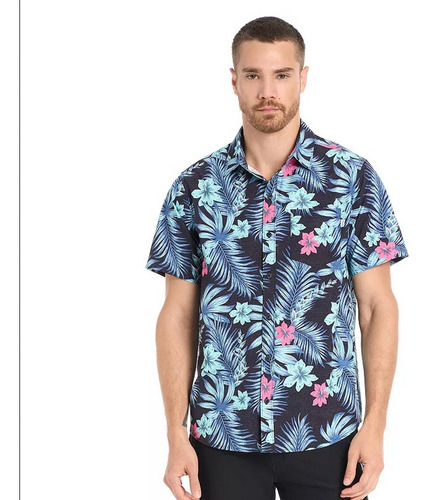 Camisa Hurley Futura Floral Woven Shirt Hsp23vmt-06778 